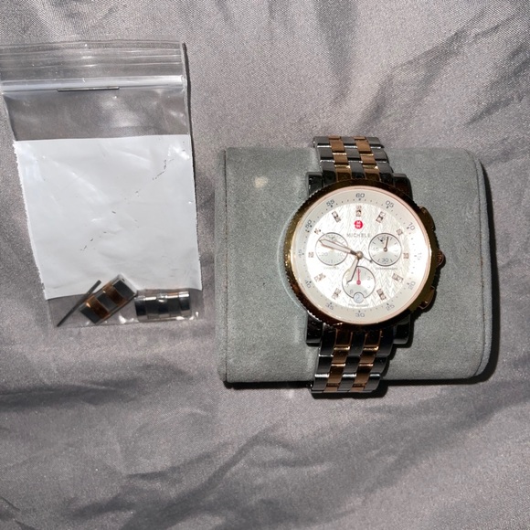 MICHELE DIAMOND CHRONOGRAPH WATCH - Picture 4 of 9